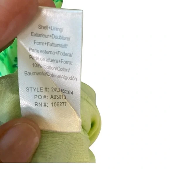 HALE BOB Sarila Voile Dress in Lime Size Small - Picture 10 of 10